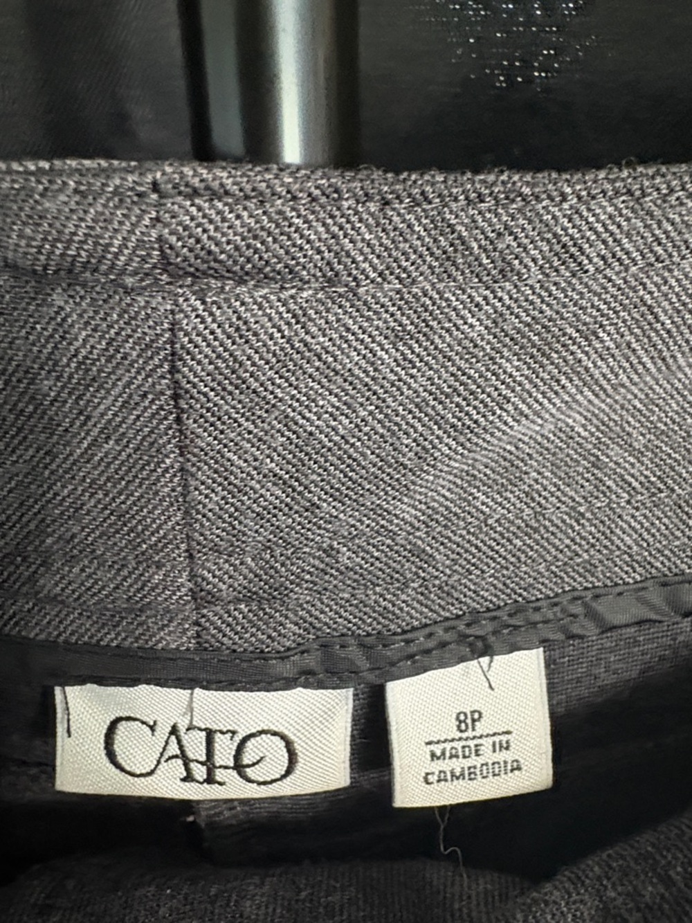 Cato Heather Gray Ponte Bootcut Pants - Picture 2 of 3